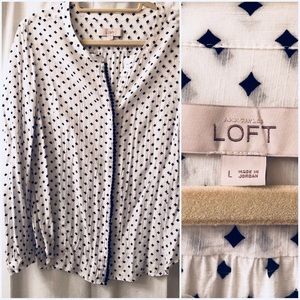LOFT Button Down Blouse